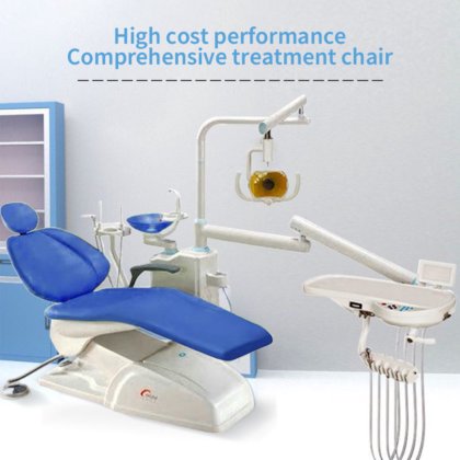 セリウム ISO の携帯用歯科椅子プロダクト歯科椅子単位価格の歯科装置が付いている花の医学の歯科椅子