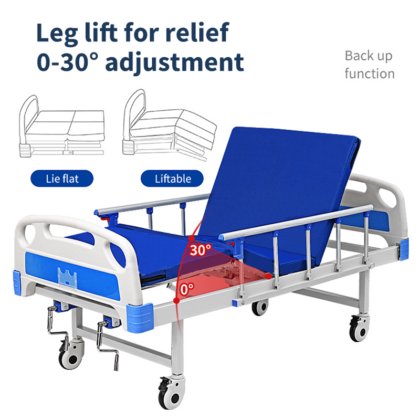 ベストセラーのよい価格の病院用家具の製造業者 2 つの機能 2 の不安定な手動病院用ベッド