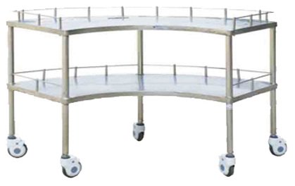 病院の医者の看護婦の忍耐強い医学のトロリーのための工場価格のステンレス鋼の mayo のテーブルの病院のテーブル