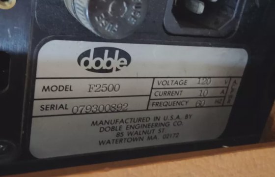 DOBLE Test System F2500