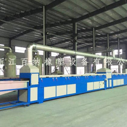 Baina 橡胶单次挤出微波硫化生产线