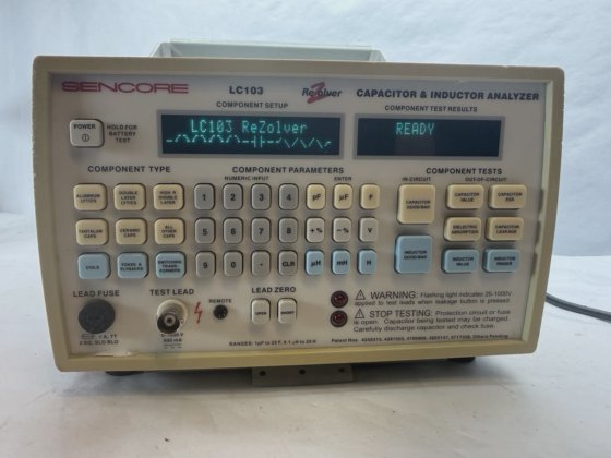 Sencore LC103 Capacitor and Inductor Analyzer With Power Supply 