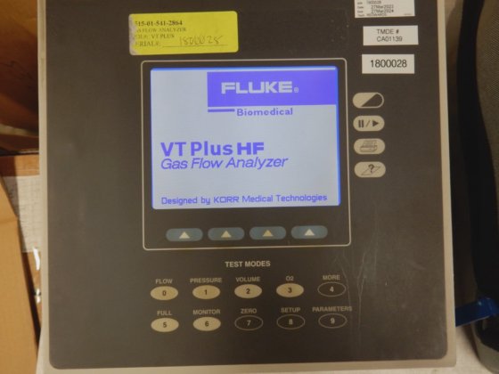 Fluke BioMedical VT Plus HF Gas Flow Ventilator Analyzer in Nashville ...