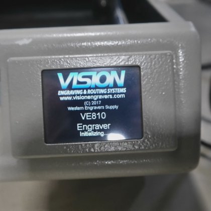 Vision Engraving and Routing System VE-810 Desktop Rotary Engraver ...