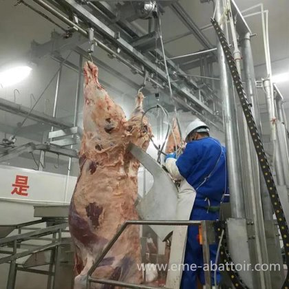 用于牛屠宰机的半胴体带状分割锯屠宰设备成套生产线