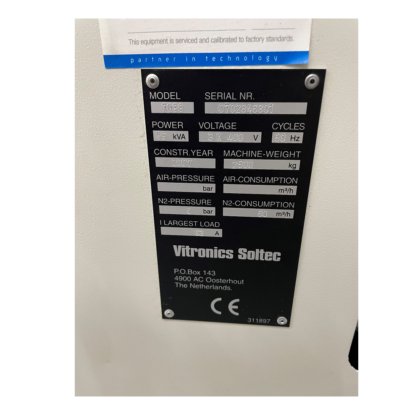 2007 Vitronics soltec MYREFLOW 7038