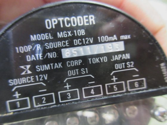 SUMTAK OPTCODER MODEL MGX-10B 12V