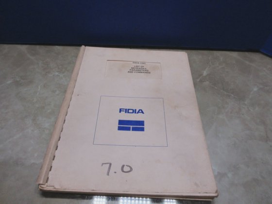 FIDIA CNC LIST OF MESSAGES