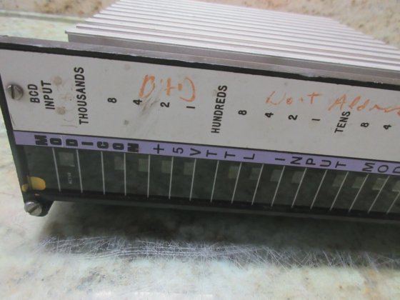 MODICON BCD INPUT UNIT B237
