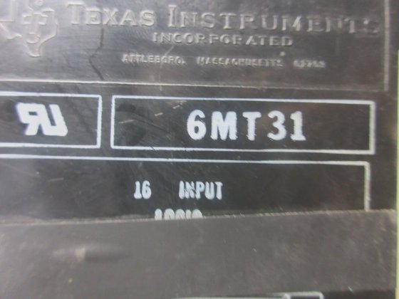 TEXAS INSTRUMENTS INPUT MODULE 6MT31