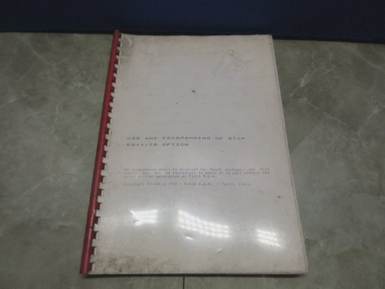 FIDIA CNC USE AND PROGRAMMING