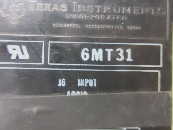 TEXAS INSTRUMENTS INPUT MODULE 6MT31