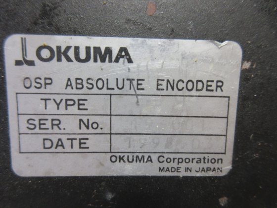 OKUMA OSP ABSOLUTE ENCODER TYPE