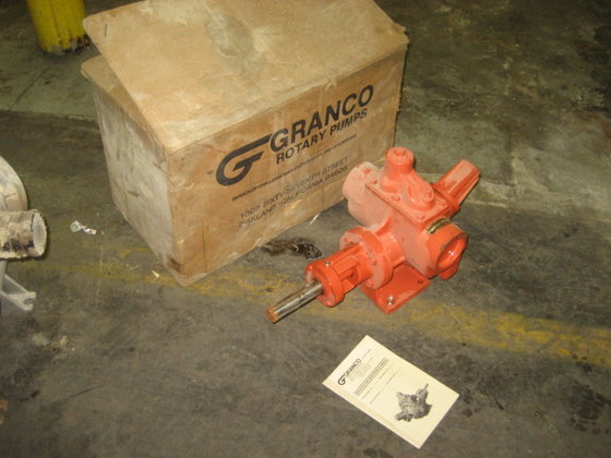 2.5" Granco Rotary Pump. unused.
