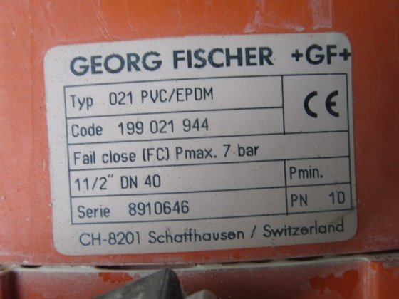 Georg Fisher Diaphragm Valves 2751
