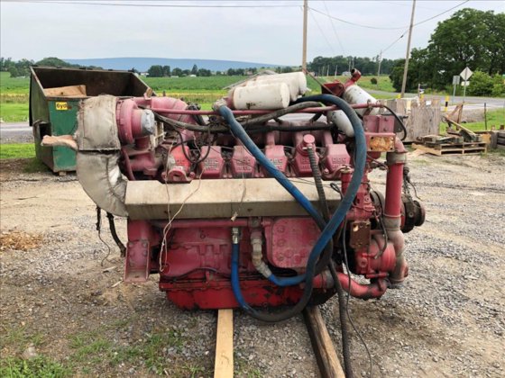 05 Detroit Mtu 12v 00 Ddc Diesel Engine In Mifflinburg Pa Usa