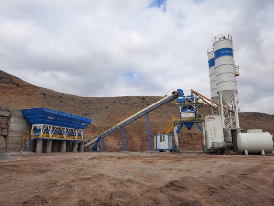 プロマックス固定式コンクリートバッチングプラント