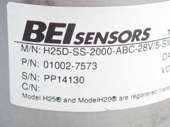 Bei Sensors H25 Series Incremental