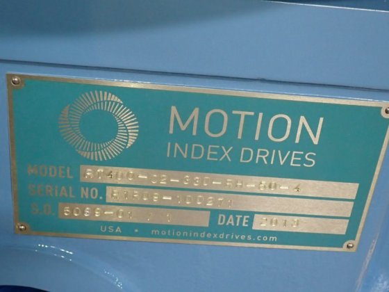 Motion Index Drives Rt400-02-330-rh-50-4 Rotary