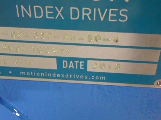 Motion Index Drives Rt400-02-330-rh-50-4 Rotary