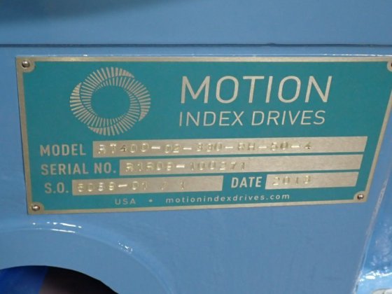 Motion Index Drives Rt400-02-330-rh-50-4 Rotary
