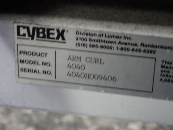 Cybex Arm Curl Exercise Machine