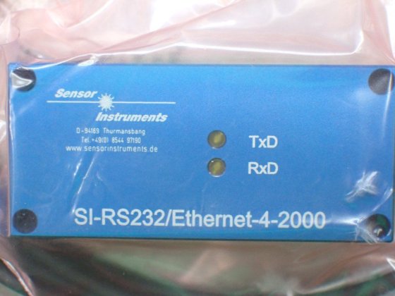 Sensor Instruments Serial To Ethernet