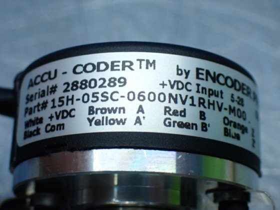 Accu-coder Hollow Bore Encoder. -