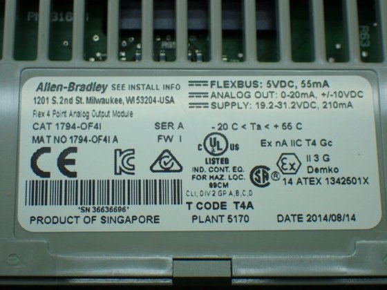 Allen-bradley Flex I/o 4 Point