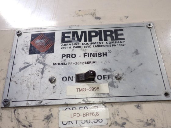 Empire Pf-364 Blast Cabinet