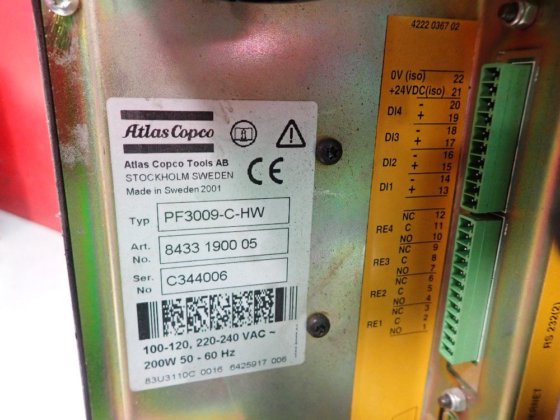 Atlas Copco Torque, Controller Powers