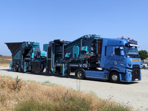 Constmach V-70 移动式制砂机