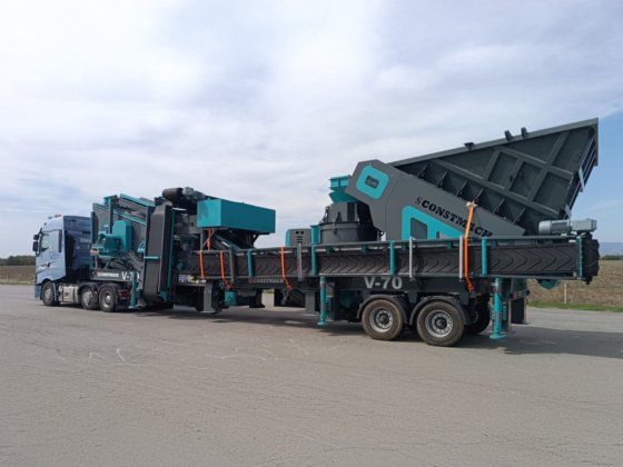 Constmach V-70 移动式制砂机