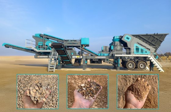 コンスタマック V-70 移動式造砂プラント