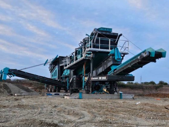 コンストマック・モービル・スクリーニング＆洗浄プラント
