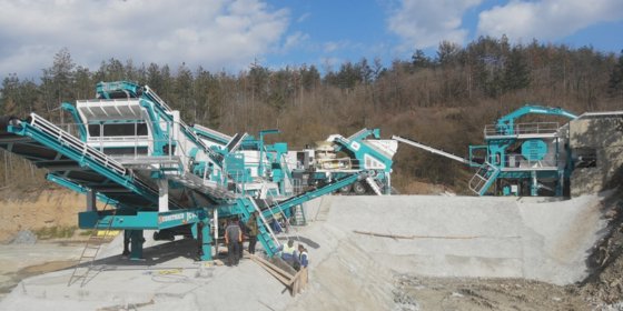 Constmach JCV-3 - 移动破碎站