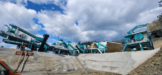 コンストマック JCV-3 - 移動式破砕プラント