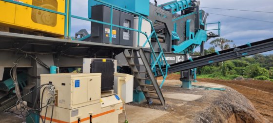 コンストマック JC-3 - 移動式破砕プラント