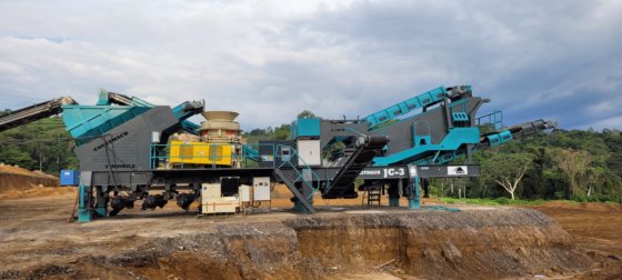 コンストマック JC-3 - 移動式破砕プラント
