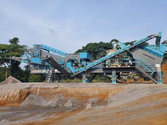 コンストマック JC-3 - 移動式破砕プラント
