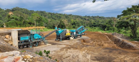 コンストマック JC-3 - 移動式破砕プラント