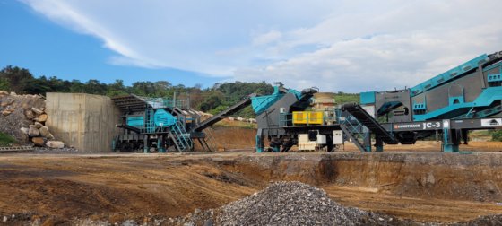 コンストマック JC-3 - 移動式破砕プラント