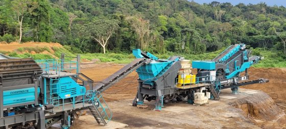 コンストマック JC-3 - 移動式破砕プラント