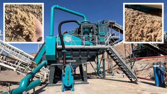 コンストマック脱水スクリーン＆ハイドロサイクロン