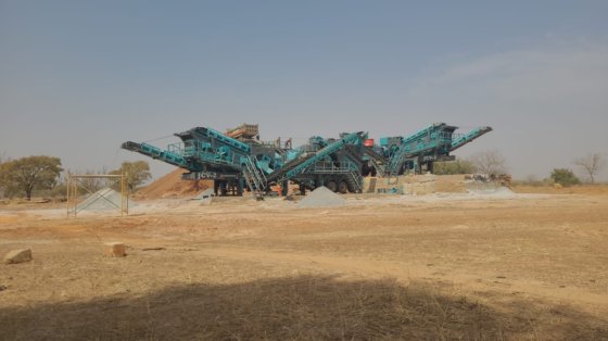 コンストマック JCV-2 - 移動式破砕プラント