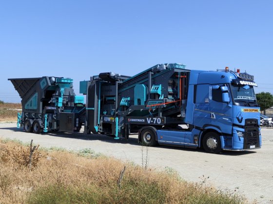 コンスタマック V-80 移動式製砂プラント