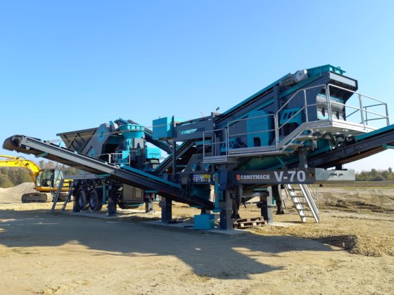 コンスタマック V-80 移動式製砂プラント