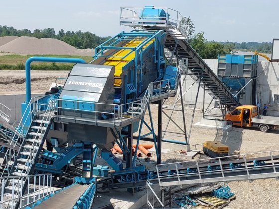 Constmach 固定式筛分和清洗设备