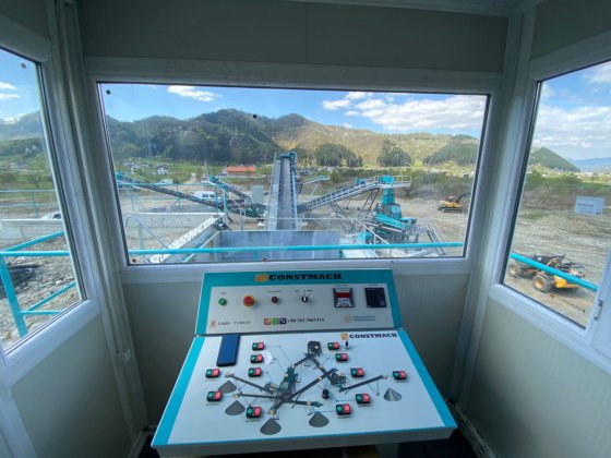 コンストマック定置式スクリーニング＆洗浄プラント