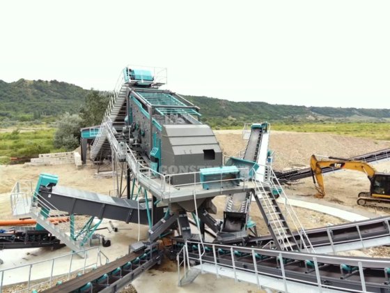 Constmach 固定式筛分和清洗设备